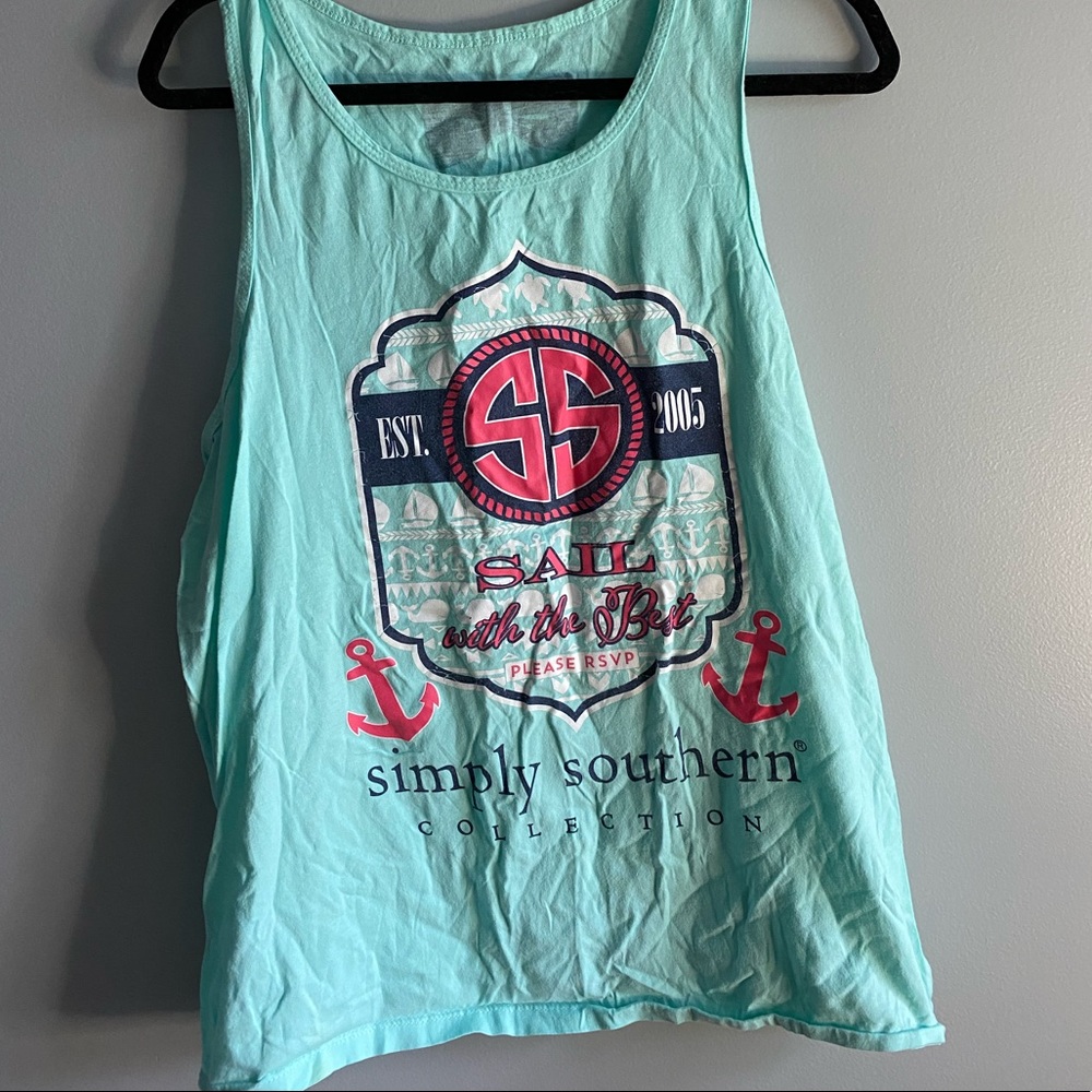 Simply southern tank top
